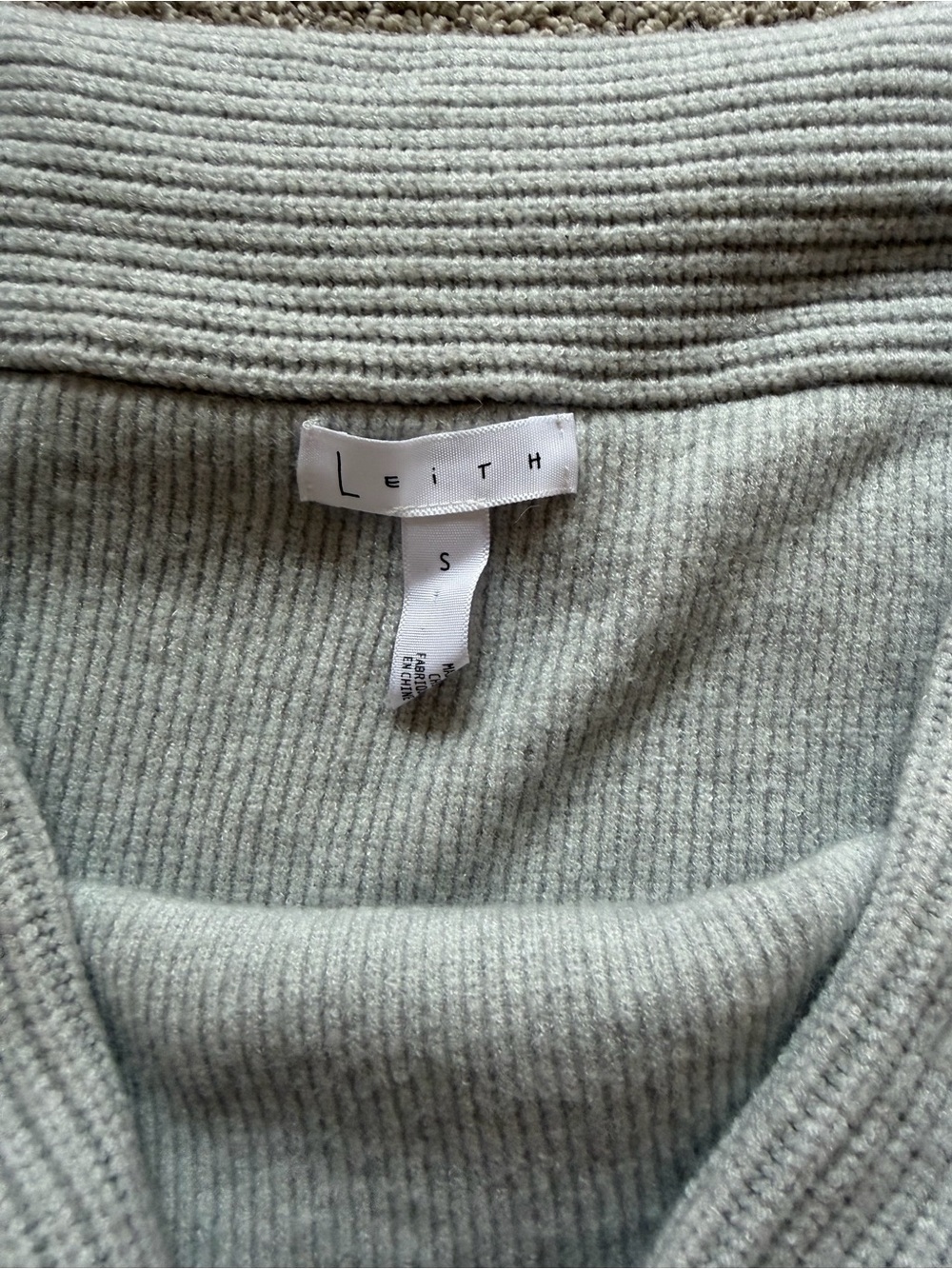 Off-Shoulder Ribbed Knit Sweater - Picture 3 of 4